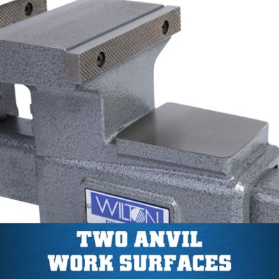 Image showing  5.5 in. Steel Reversible Bench Vise with 360 Degree Swivel Base