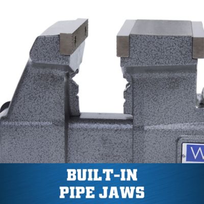 Image showing  5.5 in. Steel Reversible Bench Vise with 360 Degree Swivel Base