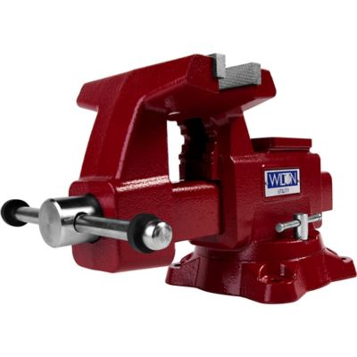 Wilton 6 in. Utility Bench Vise, 6-1/20 in. Jaw Width, 360 deg. Swivel Base