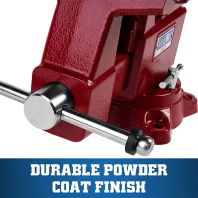 Image showing  6 in. Utility Bench Vise, 6-1/20 in. Jaw Width, 360 deg. Swivel Base