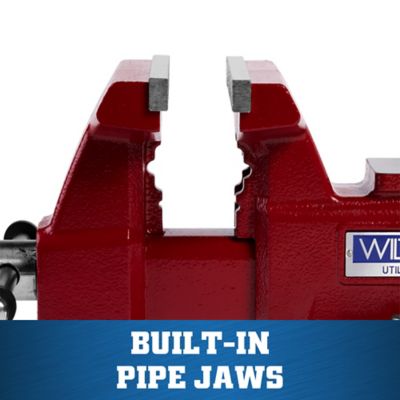 Image showing 5 th Wilton 6 in. Utility Bench Vise, 6-1/20 in. Jaw Width, 360 deg. Swivel Base