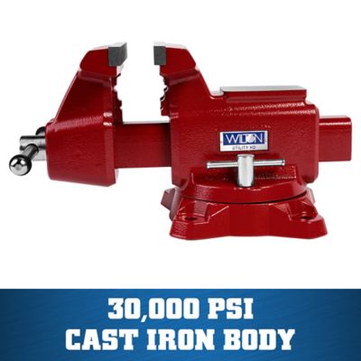 Image showing  8 in. Utility HD Bench Vise, 360 deg. Swivel Base