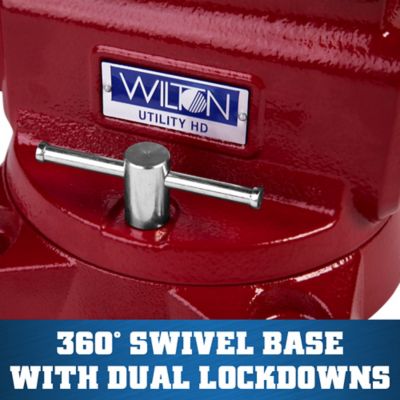 Image showing  6.5 in. Utility HD Bench Vise, 360 deg. Swivel Base