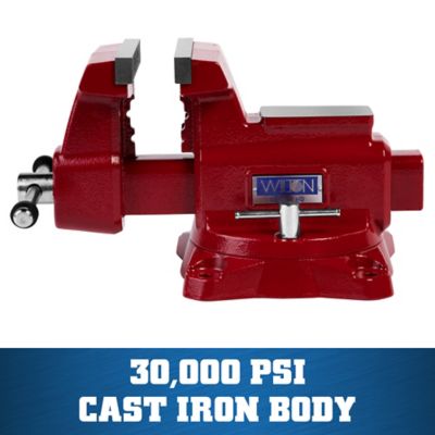 Image showing  6.5 in. Utility HD Bench Vise, 360 deg. Swivel Base