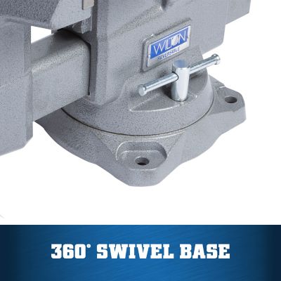Image showing  8 in. Reversible Bench Vise, 360 deg. Swivel Base