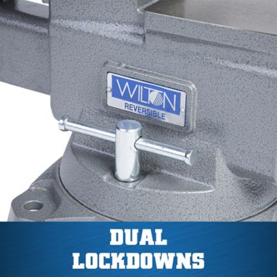 Image showing 5 th Wilton 8 in. Reversible Bench Vise, 360 deg. Swivel Base