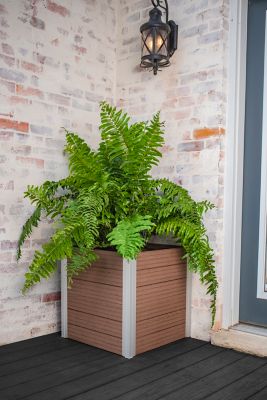 Vita 5 cu. ft. PVC Urbana Cube Planter, 22 in.