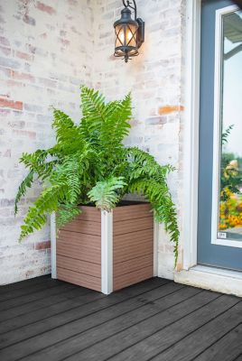 Image showing  5 cu. ft. PVC Urbana Cube Planter, 22 in.