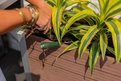 Image showing 4 th Vita Vinyl Urbana Large Parklette Planter, 16 x 56 x 33in.