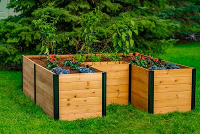 Image showing  Mezza Keyhole Composting Garden 6 x 6ft.