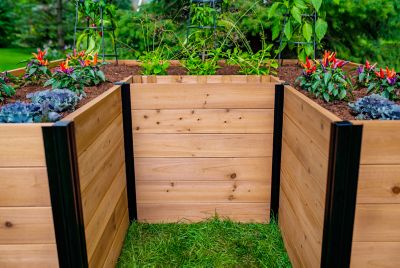 Image showing  Mezza Keyhole Composting Garden 6 x 6ft.