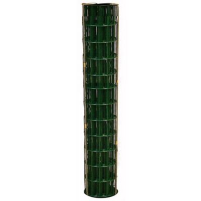 allFENZ 100 ft. x 36 in. 14 Gauge PVC-Coated Welded Wire Fence with 2 in. x 4 in. Mesh, Green