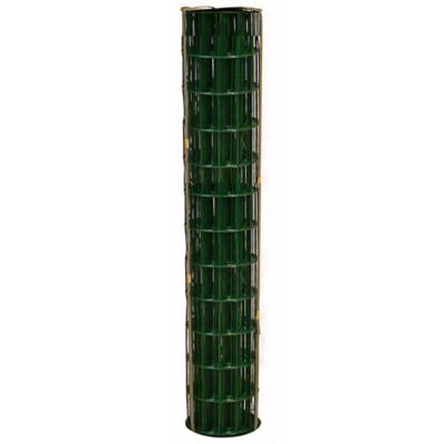 allFENZ 50 ft. x 24 in. 16 Gauge PVC-Coated Welded Wire Fence with 2 in. x 3 in. Mesh, Green