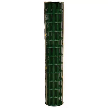 allFENZ 16 Gauge PVC Coated Welded Wire Fence 50' x 24" with 2" x 3" Mesh Green Welded Wire Fencing