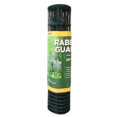 allFENZ 40 in. x 50 ft. PVC Coated Rabbit Guard Garden Fence, Green I got a new puppy that started to eat the branches on bushes in the back yard