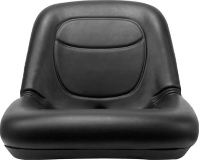 CountyLine Low-Back Plastic Bucket Tractor Seat, Black