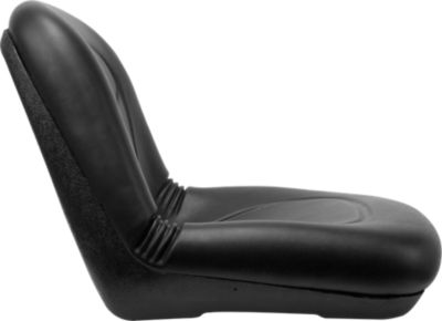 Image showing  15.5 in. Low-Back Plastic Bucket Tractor Seat, Black