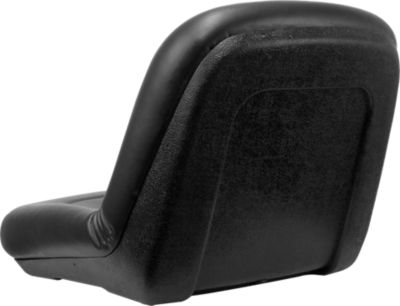 Image showing  15.5 in. Low-Back Plastic Bucket Tractor Seat, Black