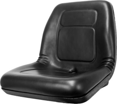 Image showing  18 in. High-Back Tractor Seat, Black