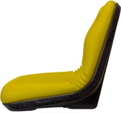 Image showing  18 in. High-Back Bucket Tractor Seat, Yellow