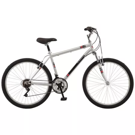 Pacific Men's Elmwood Comfort Bike 26" 21 Speed Silver Bikes