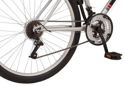 Image showing 6 th Pacific Men's 26 in. 21-Speed Elmwood Comfort Bicycle, Silver