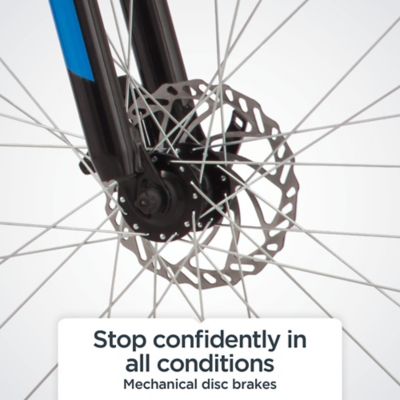 Image showing  Men's 700c 21-Speed GTX 2 Dual Sport Hybrid Bike, Black