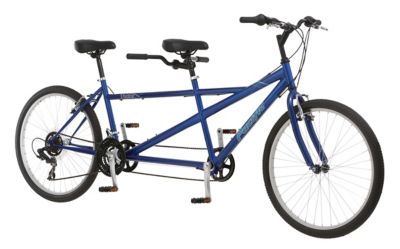 Pacific Dualie Tandem Bike, 26-Inch Wheel, 21 Speed, Unisex, Blue