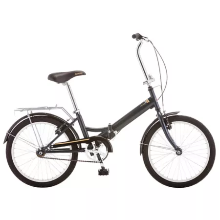 Schwinn 20" Unisex Hinged Folding Bike 1 Speed Gray Bikes