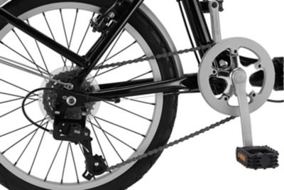 Image showing 5 th Schwinn Unisex 20 in. 7-Speed Loop Folding Bicycle, Black