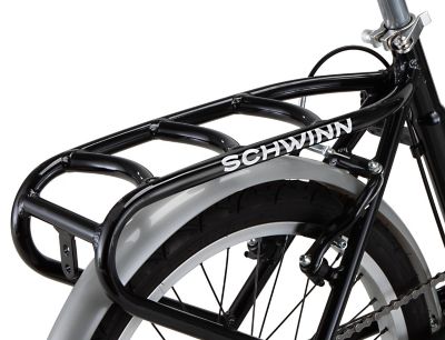 Image showing 6 th Schwinn Unisex 20 in. 7-Speed Loop Folding Bicycle, Black