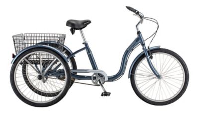 Schwinn Unisex 24 in. 1-Speed Meridian Tricycle, Blue