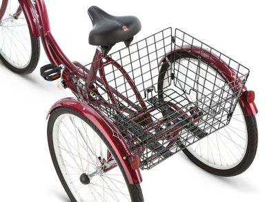 Image showing  26 in. Meridian Adult Tricycle, Single Speed, Black Cherry