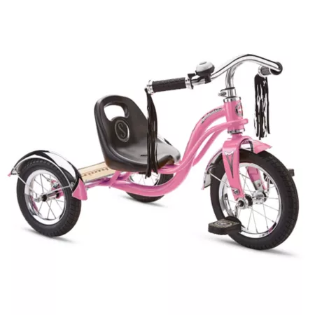 Schwinn Girls' 12" Retro Roadster Tricycle Ages 2-4 Pink Tricycles