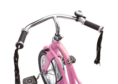 Image showing  Kids' Girls' 12 in. Roadster Retro-Style Tricycle, Ages 2-4, Pink