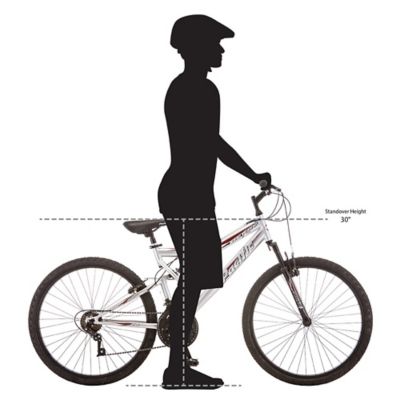 Image showing  Men's 26 in. 18-Speed Derby Bicycle, Silver