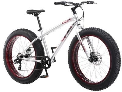 Image showing  Unisex 26 in. 7-Speed Malus Fat Tire Mountain Bicycle, Silver
