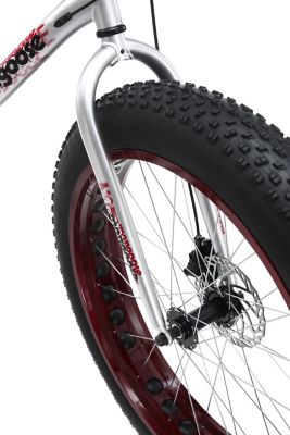 Image showing  Unisex 26 in. 7-Speed Malus Fat Tire Mountain Bicycle, Silver