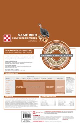 Image showing  30% Protein Starter Crumbles Game Bird and Turkey Feed