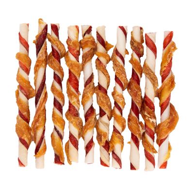 Image showing  Chicken, Beef and Pork Flavor Twists Dog Chew Treats, 8.6 oz., 35 ct.