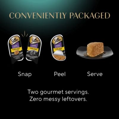 Image showing  Perfect Portions Premium Pate Gourmet Chicken & Tuna Entree Wet Cat Food, 2/2.6 oz.