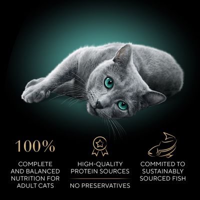 Image showing 6 th Sheba Perfect Portions Adult Sustainable Tuna, Salmon, White Fish & Tuna Cuts in Gravy Wet Cat Food pk., 2.6 oz., 24 pk.