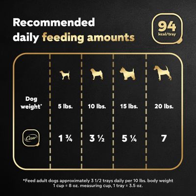 Image showing 7 th Cesar Adult Small Breed Prime Rib Filets in Gravy Wet Dog Food, 3.5 oz.