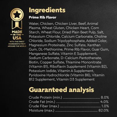 Image showing 8 th Cesar Adult Small Breed Prime Rib Filets in Gravy Wet Dog Food, 3.5 oz.