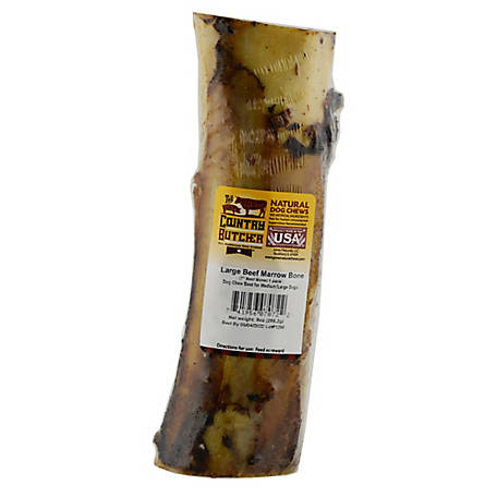 The Country Butcher Large Beef Marrow Bone Dog Chew Treat, 1 ct.