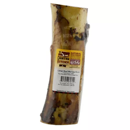 The Country Butcher Large Beef Marrow Bone Dog Chew Treat 1 ct Dog Bones Rawhide & Rawhide Alternative