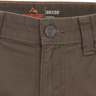 Image showing  Men's Relaxed Fit Mid-Rise Canvas Utility Pants