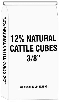 Tractor Supply 12% All Natural Cattle Feed Cubes, 50 lb.