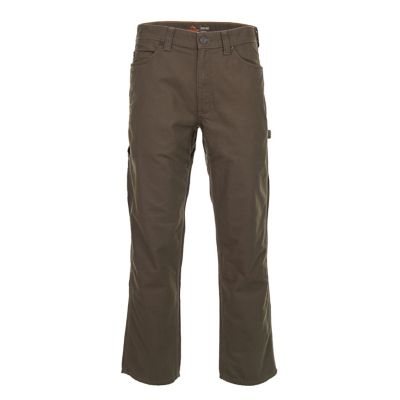 Image showing  Men's Relaxed Fit Mid-Rise Canvas Utility Pants