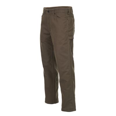 Image showing  Men's Relaxed Fit Mid-Rise Canvas Utility Pants